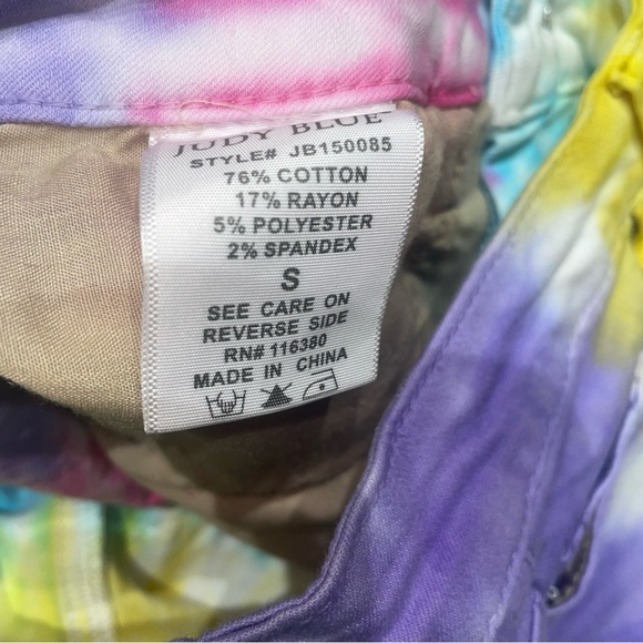 Judy Blue Women's Vibrant Tie-Dye Jean Shorts - Picture 5 of 6